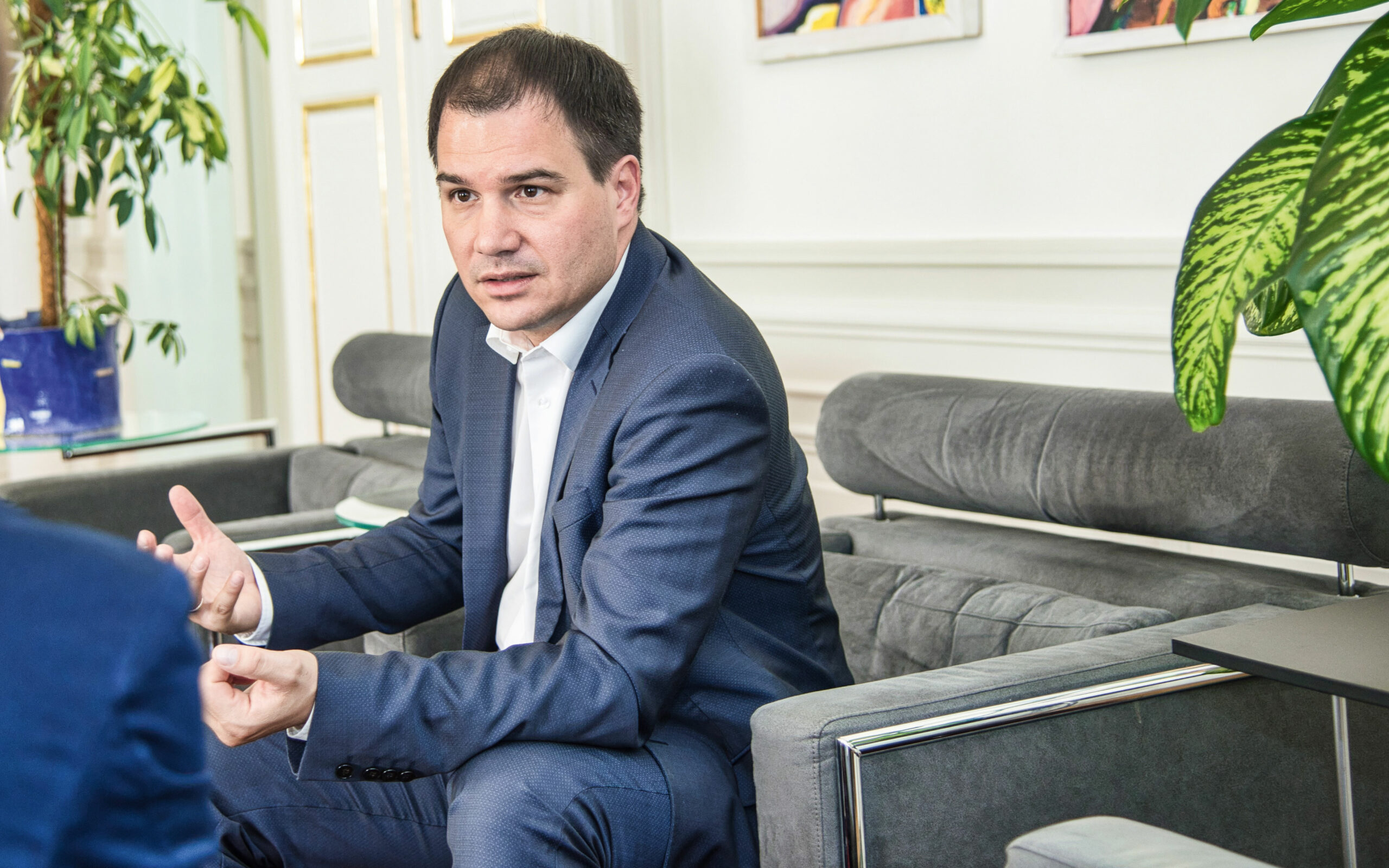 Michael Schickhofer sieht Digitalisierung für Ältere und die Förderung für Start-ups als relevante Themen für die Wahl.