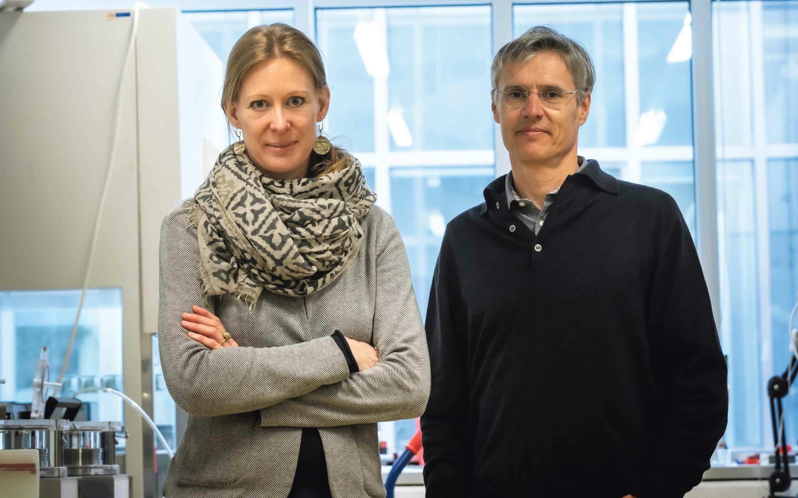 Anke Dettelbacher und Thomas Mrak, Geschäftsführer des Zentrums für Wissens- und Technologietransfer in der Medizin, betonen den Stellenwert richtiger Partner und der Nähe zur Forschung für Life-Science-Start-ups.