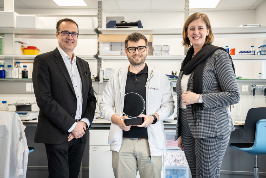Das Unternehmen Celeris GmbH gewann einen Award bei dem Innovationspreis Steiermark 2023. 