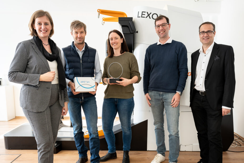Das Unternehmen Tyromotion GmbH gewann einen Award bei dem Innovationspreis Steiermark 2023.