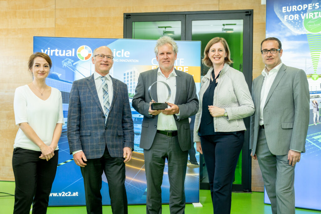 Ein Innovationspreis Steiermark 2023 gin an die Virtual Vehicle Research GmbH. 