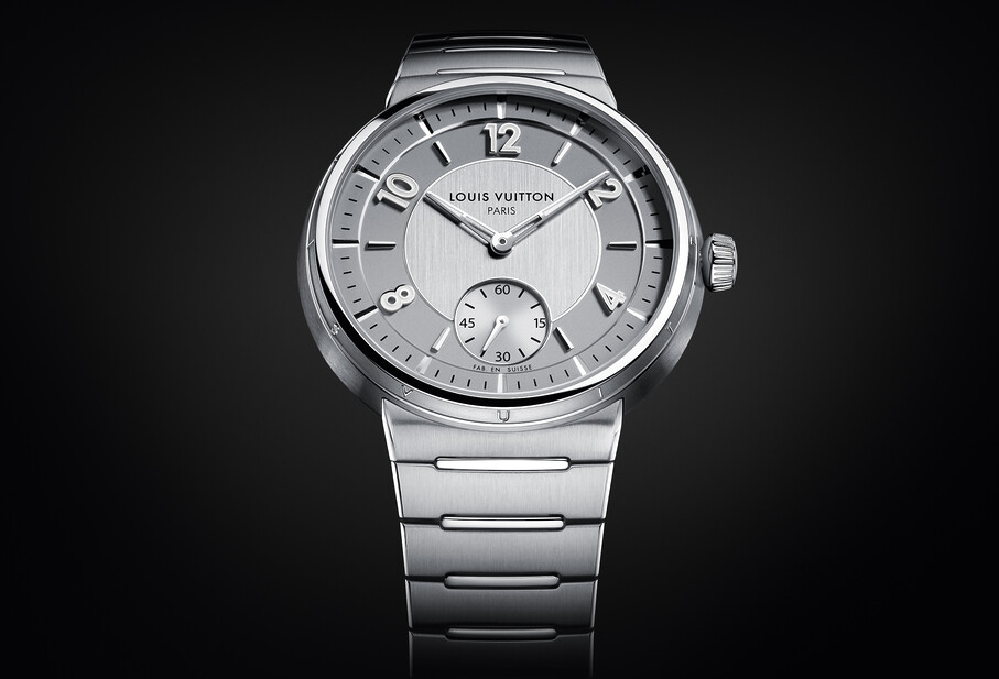 Die neue Tambour-Uhr von der französischen Luxus-Maison Louis Vuitton.