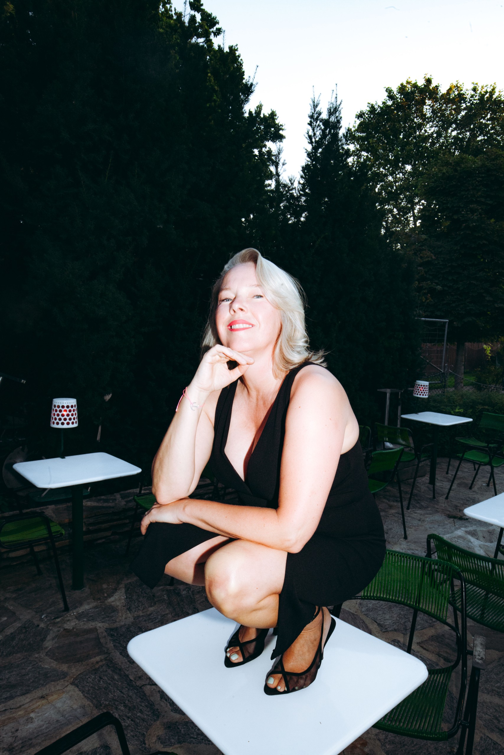 Sandra Kendl im Techno Café (c) Mila Eder