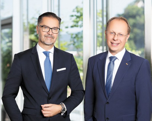 Christian Sajowitz und Karl Freidl von der Steiermärkischen Sparkasse Private Banking