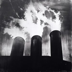 Industrieschlote. Symbolbild für CO2-Ausstoss in der Industrie.